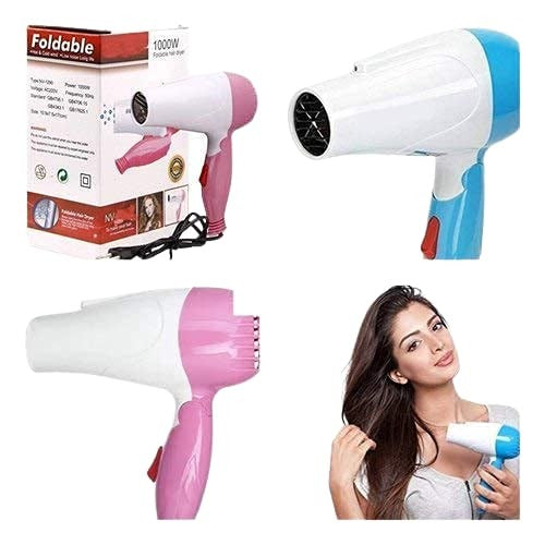 💖 Nova Hair Dryer NV-1290 – Salon Finish at Home 💁‍♀️✨
Durable Quality | Comfortable Grip | Smooth Handling | Random Color