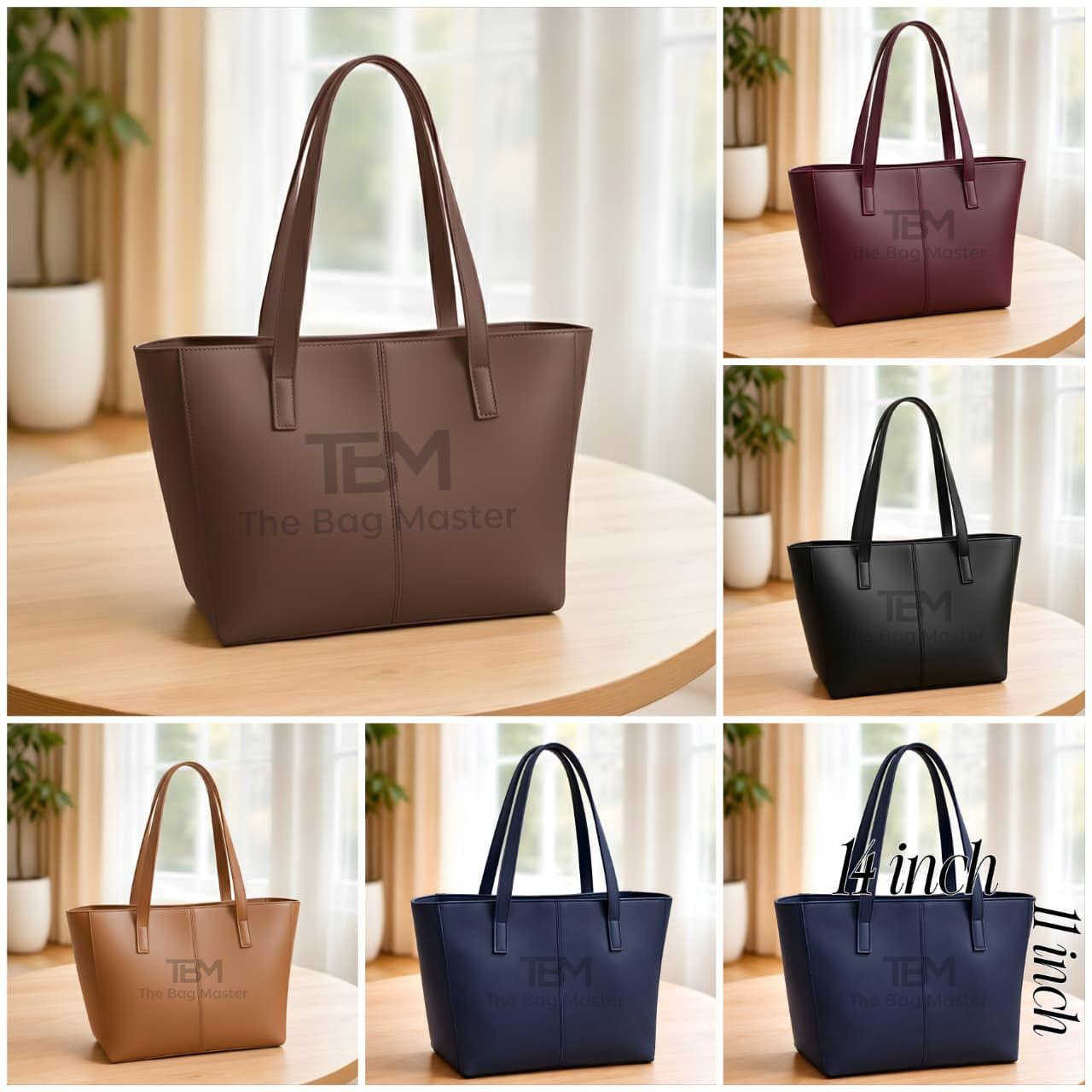 TBM – The Bag Master Tote Bag | Premium Stylish & Spacious Everyday Carry 👜✨